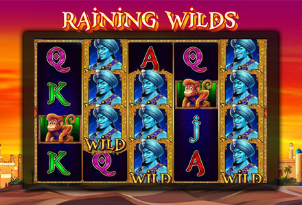 ฟีเจอร์ Raining Wilds 3 Genie Wishes