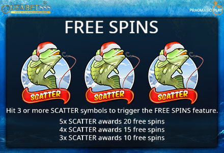 ฟีเจอร์ Free Spins Christmas Big Bass