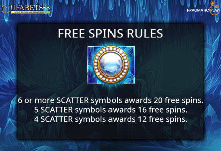 ฟีเจอร์ Free Spins Crystal Caverns