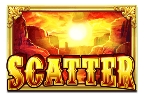 สัญลักษณ์ Scatter Wild West Gold